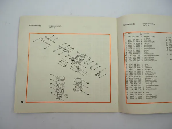 Stihl TS360 AVS Trennschleifer Betriebsanleitung Wartung Ersatzteilliste 1992