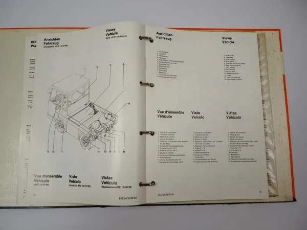 Still R07 R08 Elektro Schlepper EFW EFZ Betriebsanleitung Wartung 1984