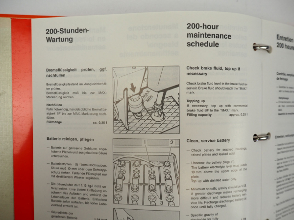 Still R50 EFG Elektro Stapler Betriebsanleitung Wartung Ersatzteilliste 1988