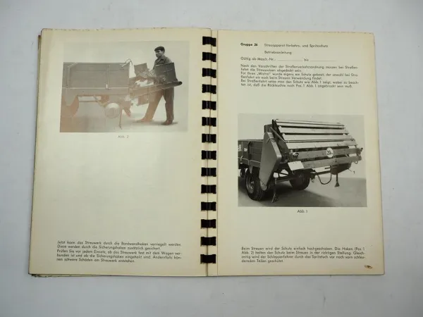 Stille Mistral M96 Stalldungstreuer Betriebsanleitung Ersatzteilkatalog