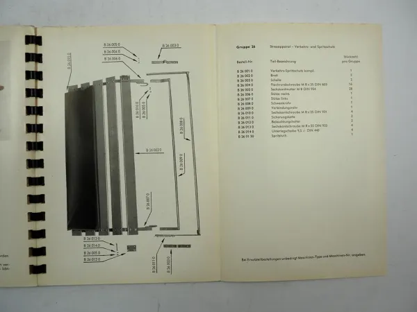 Stille Mistral M96 Stalldungstreuer Betriebsanleitung Ersatzteilkatalog
