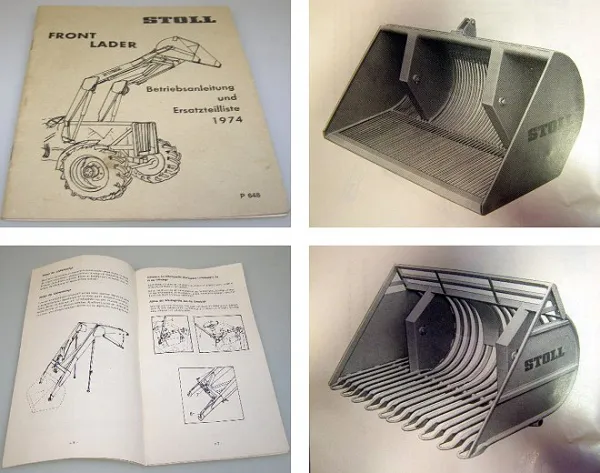 Stoll ALN ALS Super 1 Betriebsanleitung Ersatzteilliste 1974