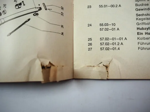 Stoll Frontlader N bis 45PS + S bis 70PS Betriebsanleitung Ersatzteilliste 1970