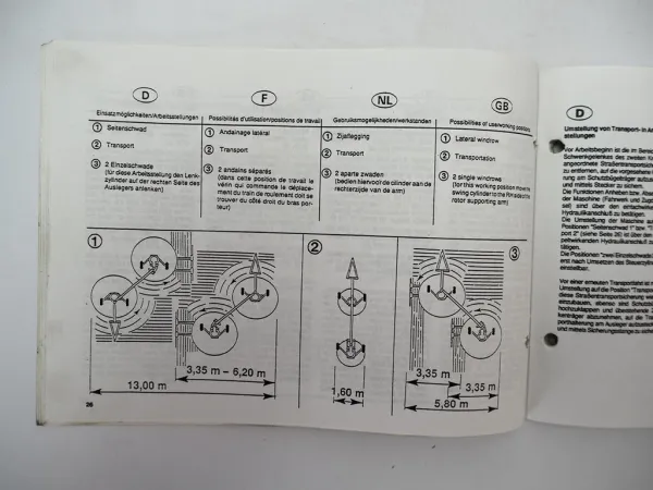 Stoll R1400S Schwader Betriebsanleitung Ersatzteilliste 1998