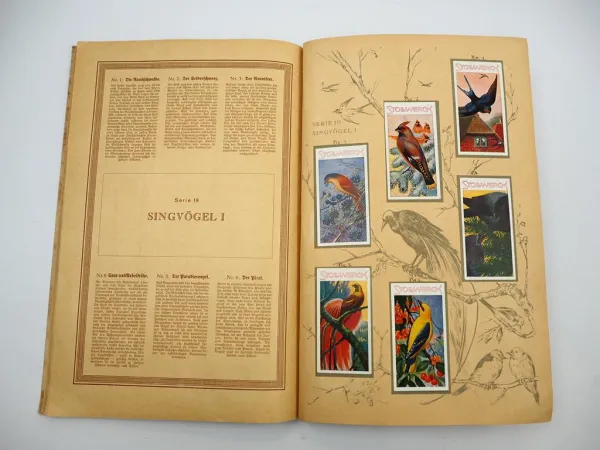 Stollwerk Sammelbilder Album Aus dem Tierreich 1932 vollständig