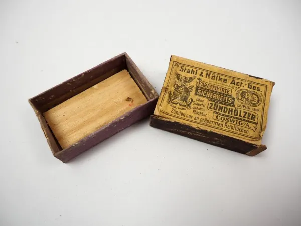 Streichholzschachtel Zündhölzer Stahl & Nälke Coswig Anhalt ca. 1910