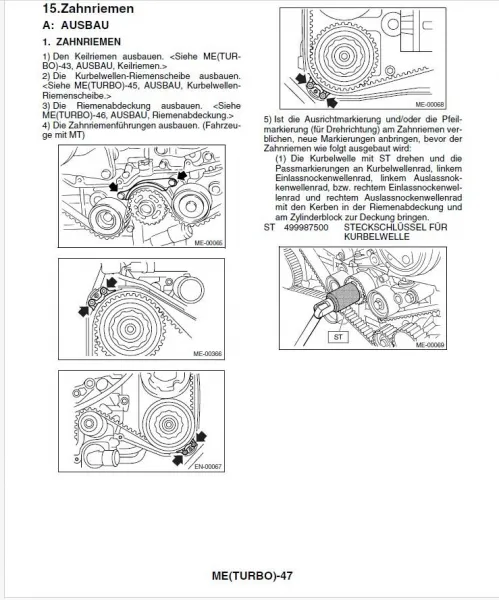 Subaru Forester 2003 2004 Werkstatthandbuch Reparaturanleitung