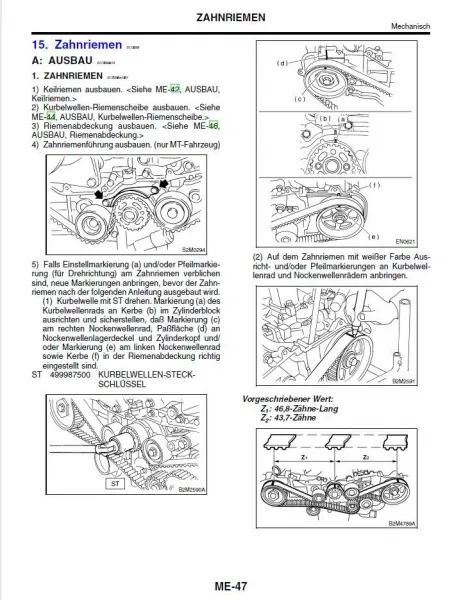 Subaru Legacy 2002 Werkstatthandbuch Reparaturanleitung & Fahrzeugdokumentation