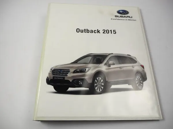 Subaru Outback 2015 Schulung Fahrzeugtechnik Aufbau Funktion Service Training
