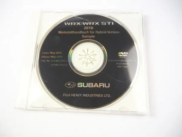 Subaru WRX / WRX STI 2015 2016 Werkstatthandbuch Reparaturanleitung