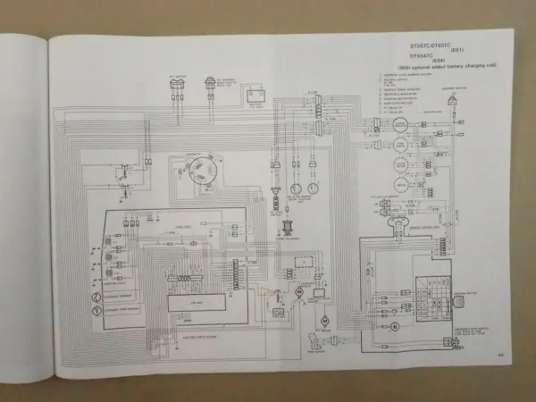 Suzuki 2 - 225 Models 1994 Outboard Motor Wiring Diagrams Service Data Manual