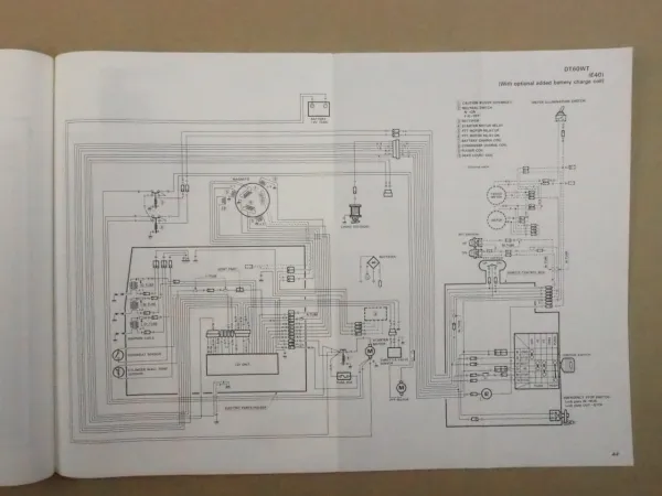 Suzuki 2.2 - 225 Models 1997 Outboard Motor Wiring Diagrams Service Data Manual