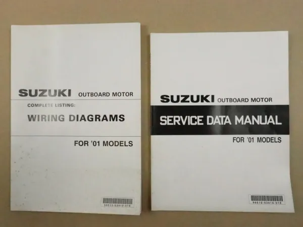 Suzuki 2.2 - 225 Models 2001 Outboard Motor Wiring Diagrams Service Data Manual