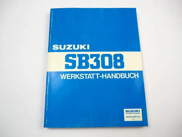 Suzuki Alto SB308 Werkstatthandbuch Reparaturanleitung 1985