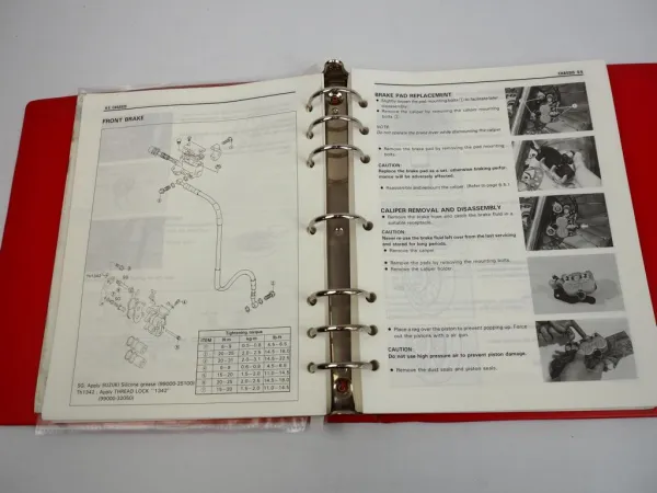 Suzuki DR 350 350S SH Service Manual 1990 - 1995 Werkstatthandbuch