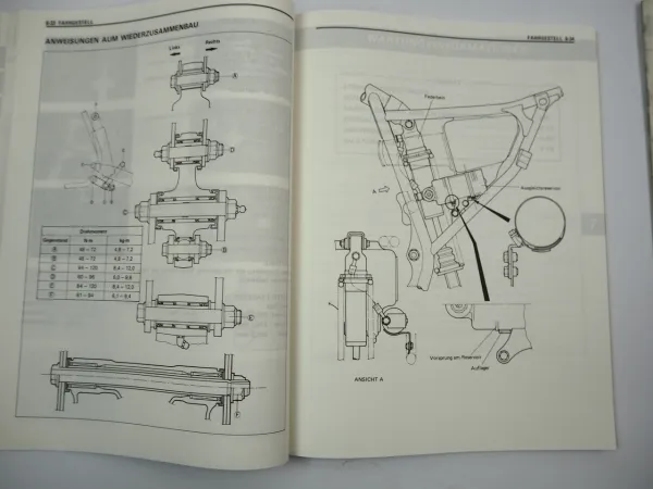 Suzuki DR 350 Werkstatthandbuch 1990 - 1994 Reparaturanleitung Wartungsanleitung