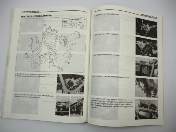 Suzuki DR 350 Werkstatthandbuch 1990 - 1994 Reparaturanleitung Wartungsanleitung
