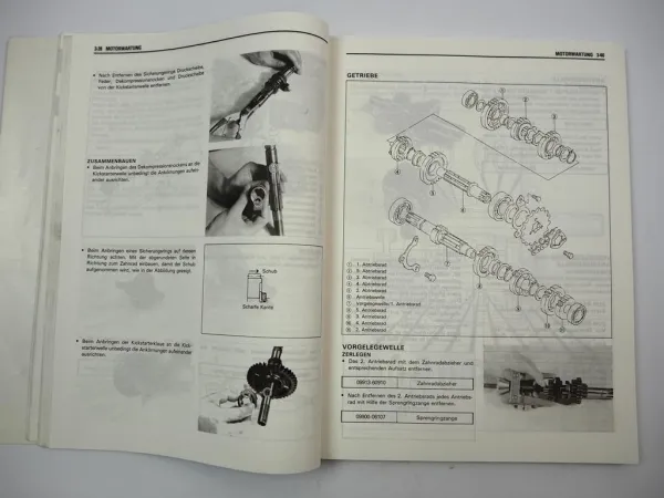 Suzuki DR 600S 500 Werkstatthandbuch 1984-1990 Reparaturanleitung Wartungsanleitung