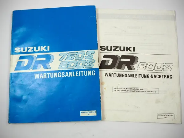 Suzuki DR 750S 800S Big Werkstatthandbuch 1988-93 Reparaturanleitung Wartungsanleitung