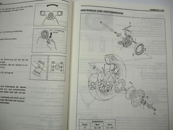 Suzuki DR 750S 800S Big Werkstatthandbuch 1988-93 Reparaturanleitung Wartungsanleitung