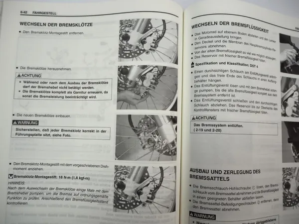 Suzuki DR-Z 400S Werkstatthandbuch 2000 Reparaturanleitung Wartungsanleitung