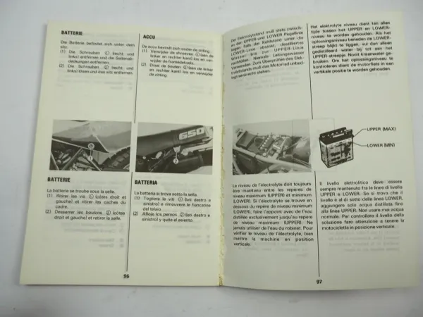 Suzuki DR650R Fahrerhandbuch Betriebsanleitung Handleiding M 1990 Manuel du proprietaire