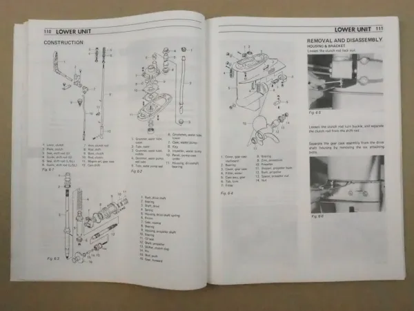 Suzuki DT40C CE CER W WK Outboard Motor Service Manual Werkstatthandbuch
