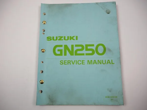 Suzuki GN 250 Service Repair Workshop Manual & Maintenance 1982-1990