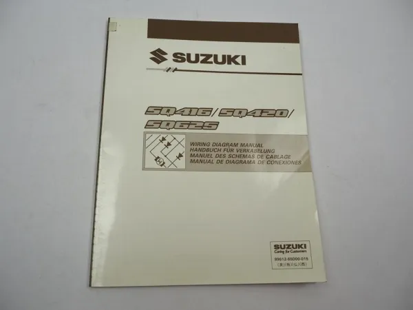 Suzuki Grand Vitara Elektrik Schaltpläne 1998 Werkstatthandbuch Verkabelung Wiring Diagram