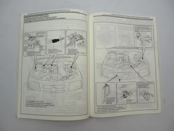 Suzuki Grand Vitara Elektrik Schaltpläne 1998 Werkstatthandbuch Verkabelung Wiring Diagram