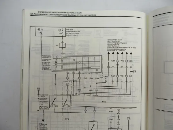 Suzuki Grand Vitara Elektrik Schaltpläne 1998 Werkstatthandbuch Verkabelung Wiring Diagram