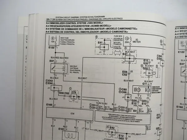 Suzuki Grand Vitara Elektrik Schaltpläne 2000 Werkstatthandbuch Verkabelung Wiring Diagram