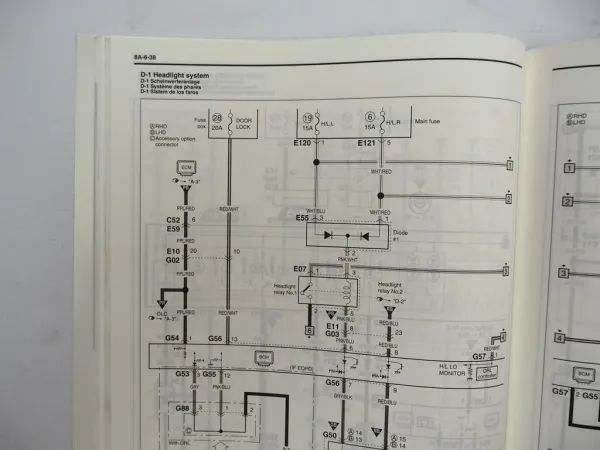 Suzuki Grand Vitara RHW Elektrik Schaltpläne 2003 Werkstatthandbuch Verkabelung