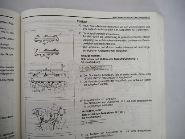 Suzuki Grand Vitara XL-7 JA621 Reparaturanleitung 2001 Nachtrag Werkstatthandbuch