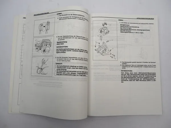 Suzuki Grand Vitara XL-7 JA621 Reparaturanleitung 2003 Nachtrag Werkstatthandbuch