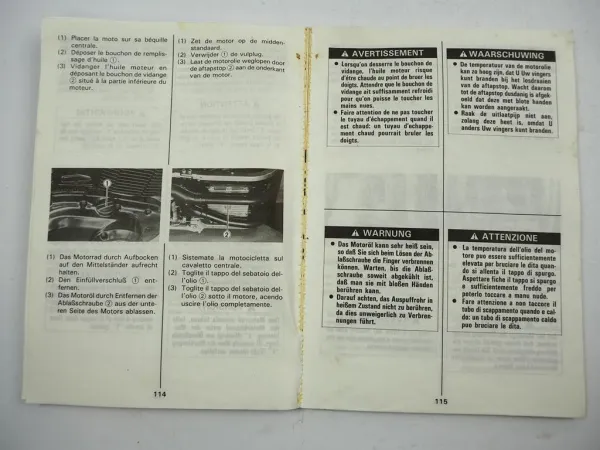 Suzuki GS500E Fahrerhandbuch Betriebsanleitung Handleiding R 1993 Manuel du proprietaire