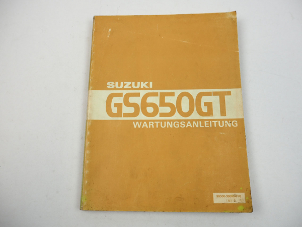 Suzuki GS650 GT GL G Werkstatthandbuch Wartung Reparaturanleitung 1981