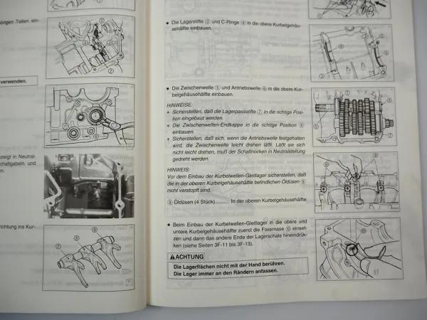 Suzuki GSX 750F AK11 Werkstatthandbuch 1998 Reparaturanleitung Wartungsanleitung