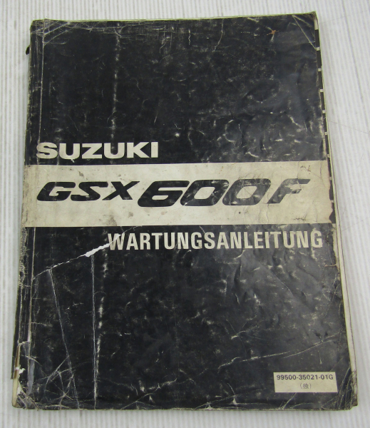 Suzuki GSX600F K Werkstatthandbuch Wartungshandbuch Reparaturanleitung von 1988