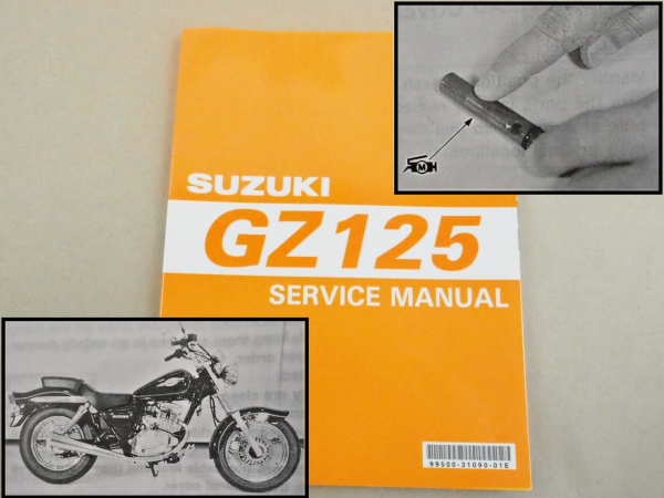 Suzuki GZ125 Marauder Service Manual 1998 Werkstatthandbuch