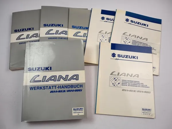 Suzuki Liana RH413 RH416 Werkstatthandbuch Verkabelung 2001-2003