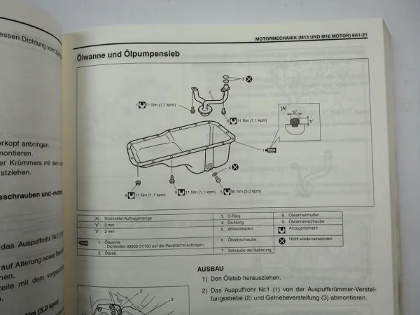 Suzuki Liana RH413 RH416 Werkstatthandbuch Verkabelung 2001-2003