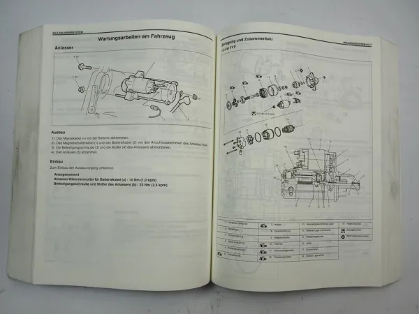 Suzuki Liana RH413 RH416 Werkstatthandbuch Verkabelung 2001-2003