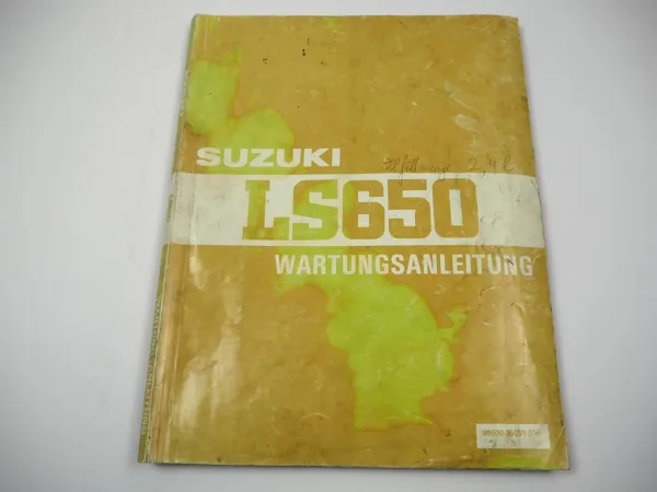 Suzuki LS 650 Savage Werkstatthandbuch 1986-1991 Reparaturanleitung Wartungsanleitung