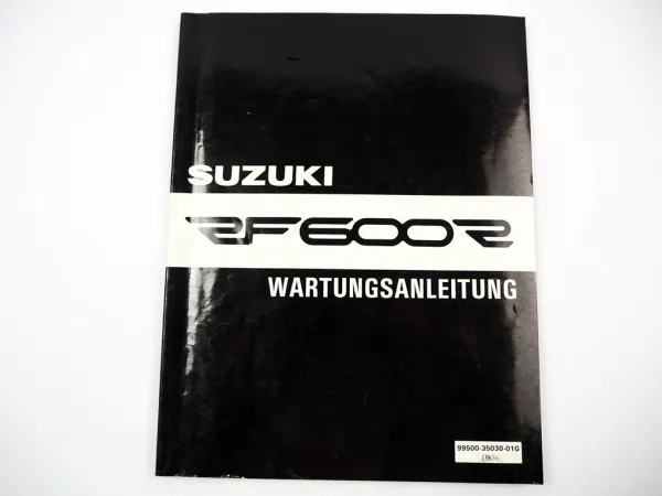 Suzuki RF 600R Werkstatthandbuch 1993 Reparaturanleitung Wartungsanleitung