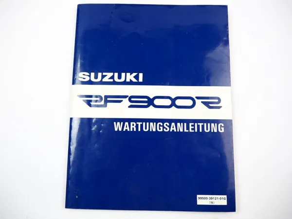 Suzuki RF 900 RR RS Werkstatthandbuch 1994-95 Reparaturanleitung Wartungsanleitung