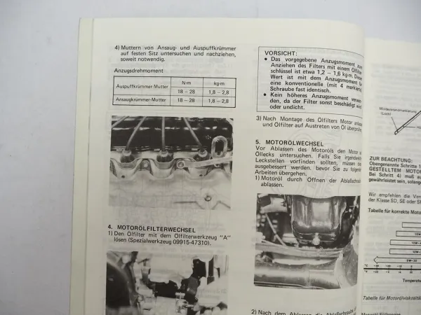 Suzuki Samurai SJ413 mit Katalysator Reparaturanleitung Werkstatthandbuch 1987