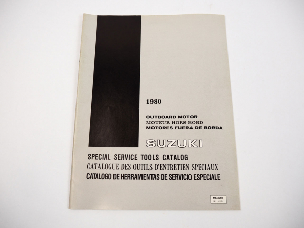 Suzuki Special Service Tools Catalog for Outboard Motor DT2 up to DT85 1980