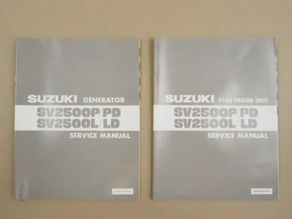 Suzuki SV2500 Generator Engine Unit Service Manual Werkstatthandbuch 1995