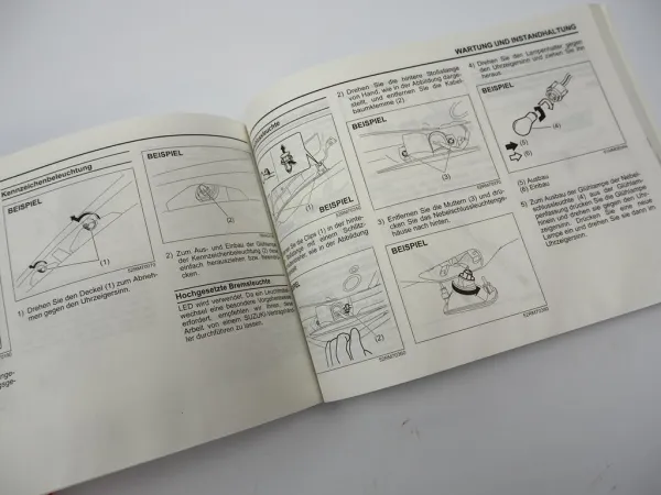 Suzuki Swift & Swift Sport Bedienungsanleitung 1/2018 Betriebsanleitung Bordbuch Deutsch